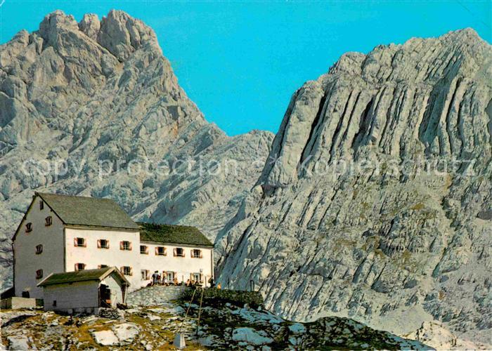 Saalfelden Steinernes Meer Riemannhaus Schutzhuette Alpen