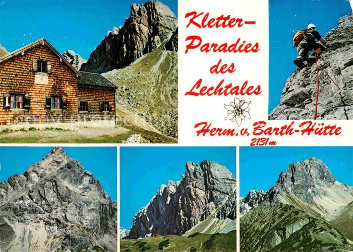 Elbigenalp Hermann von Barth Huette Kletterparadies Lechtal