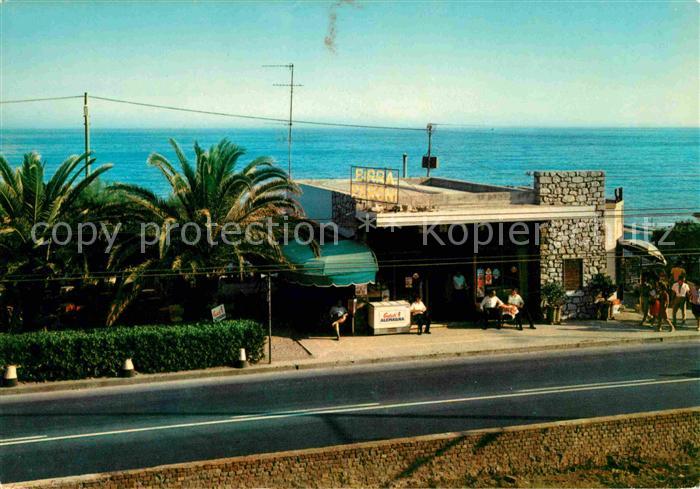 Borgio Verezzi Bar Sati Meerblick