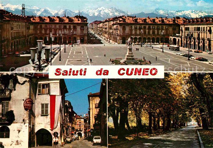 Cuneo Piazza Galimberti Monumento Via Mondovi Viale degli Angeli Alpenblick