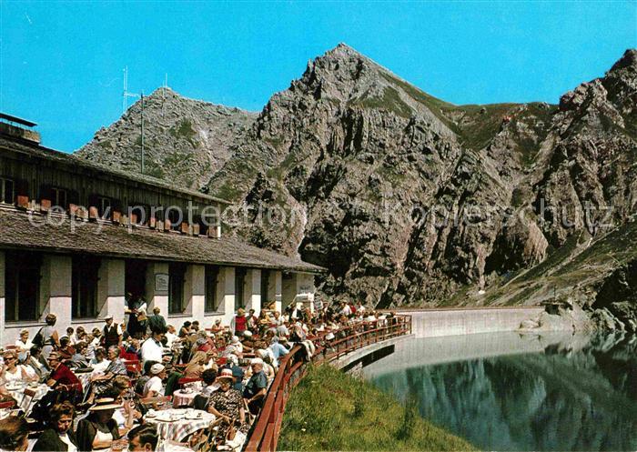 Luenersee Vorarlberg Douglashuette Terrasse