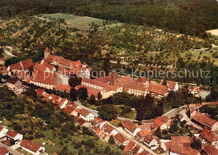Maulbronn ehemaliges Zisterzienserkloster erbaut 1147 Fliegeraufnahme