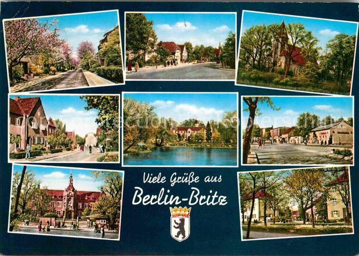 Britz Berlin Teilansichten Kirche Schloss