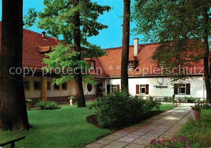 Moritzburg Sachsen Waldschaenke Historische Gaststaette mit Hotel