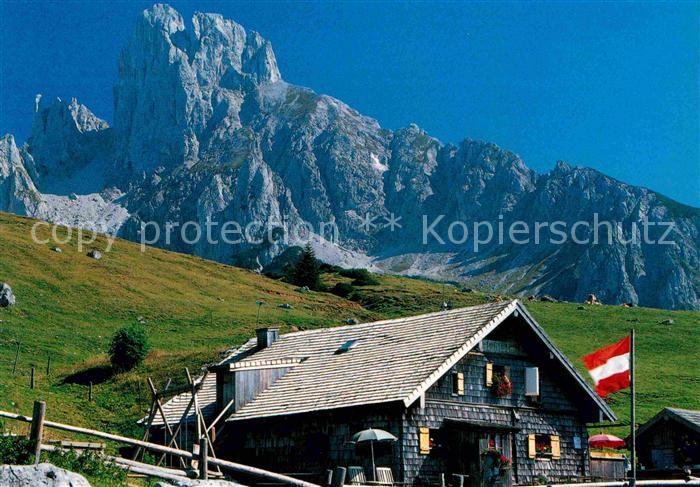Ramsau Dachstein Steiermark Stuhlalm Bischofsmuetze Dachsteingebirge