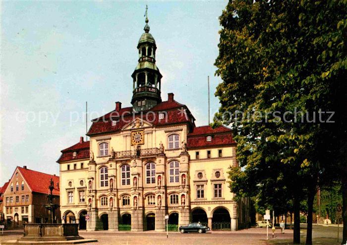 LueNEBURG  CITY Rathaus Brunnen