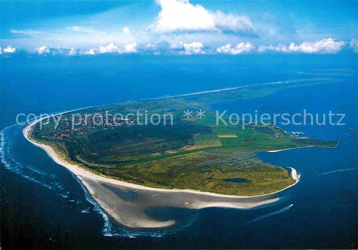 Langeoog Nordseebad Fliegeraufnahme