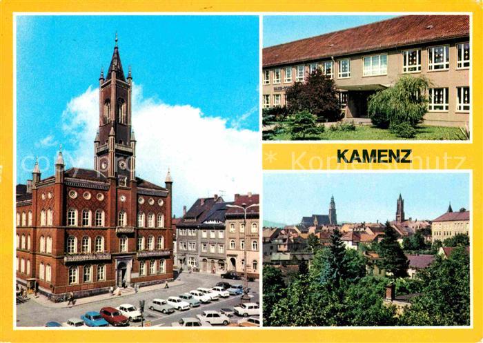 Kamenz Sachsen Rathaus Polytech Oberschule Maxim Gorki