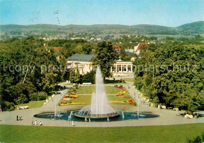 Bad Oeynhausen Gr Fontaene Wandelhalle Wiehengebirge