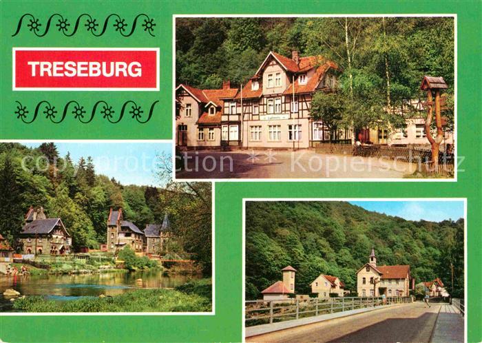 Treseburg Harz FDGB Erholungsheim Luppbode An der Halde Ortsmotiv