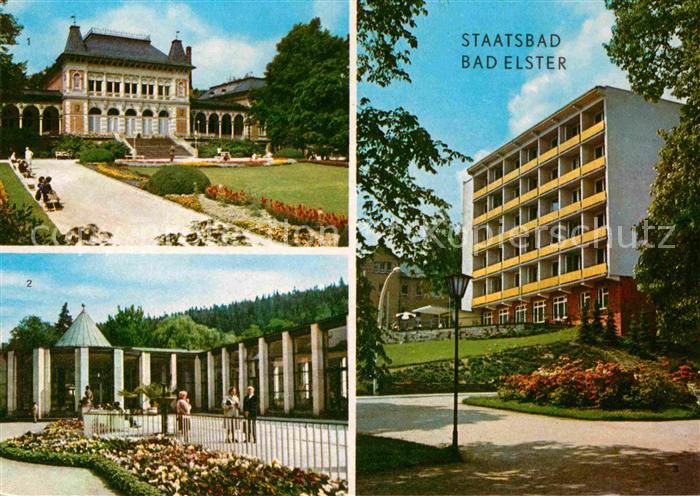 Bad Elster Kurhaus Moritzquelle Bettenhaus des Klinik Sanatoriums