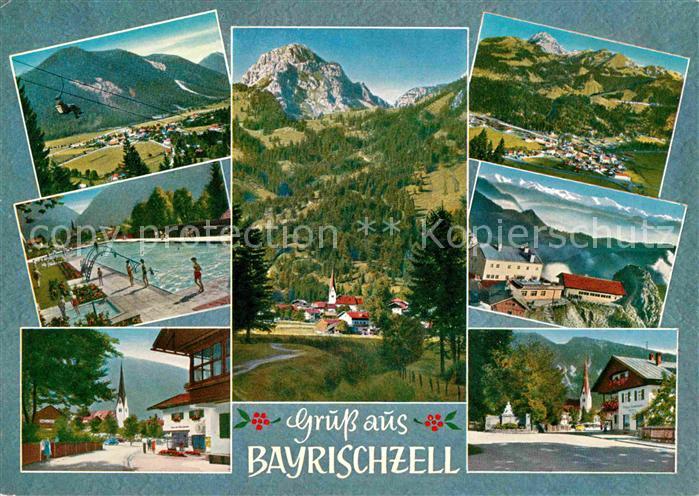 Bayrischzell Sessellift Wendelstein Schwimmbad Panorama Dorfmotive
