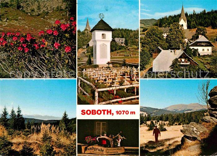 Soboth Blueten Friedhof Kirche Landschaft Fundgrube Madlencnik
