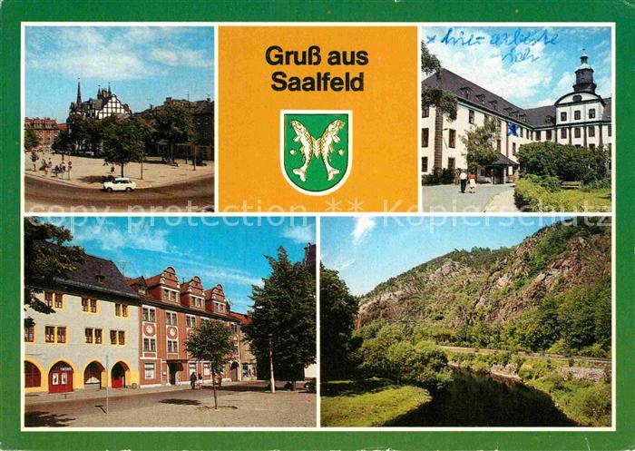 Saalfeld Saale Markt Schloss Naturschutzgebiet Bohlen