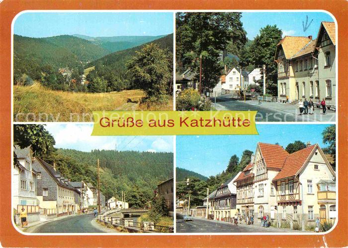 Katzhuette Schwarzatal Eisfelder Str Oelzer Str Bahnhofstr