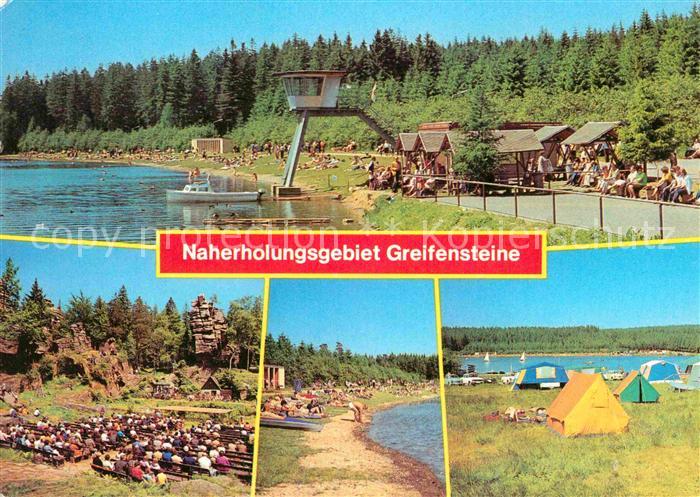 Greifensteine Erzgebirge Freibad und Zeltplatz am Greifenbachstauweiher Naturthe