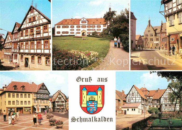 Schmalkalden Thueringen Kirchhof Schloss Wilhelmsburg Am Altmarkt Hessenhof