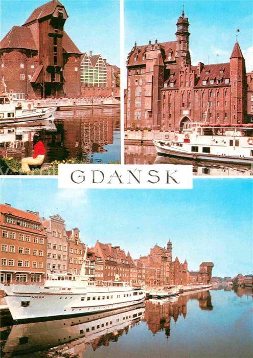 Gdansk Zurwa brama miejska Brama Mariacka Dlugie Pobrzeze