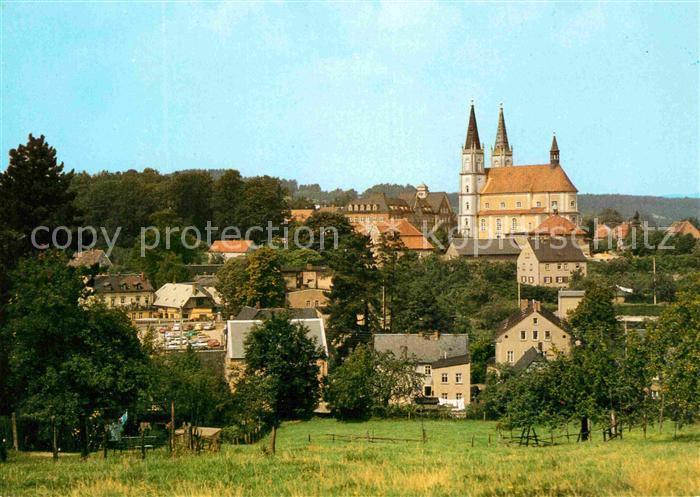 Schirgiswalde Teilansicht mit Kirche