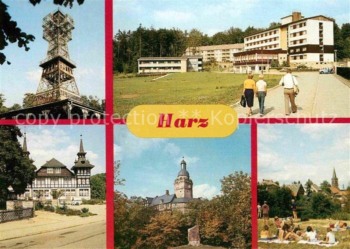 Harz Region Josephskreuz Friedrichsbrunn FDGB Bettenhaus Kurt Dillge Alexisbad R