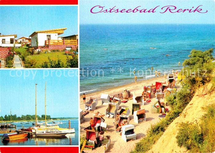 Rerik Ostseebad Bungalowsiedlung am Salzhaff Strand Bootshafen