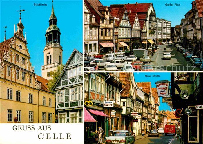 Celle Niedersachsen Stadtkirche Grosser Plan Neue Strasse