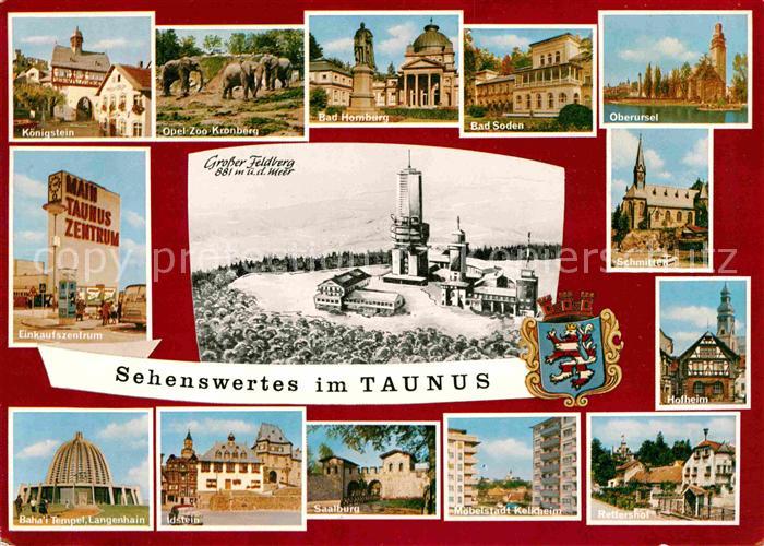 Taunus Region Koenigstein Opel Zoo Kronberg Bad Homburg Bad Soden Oberursel Eink