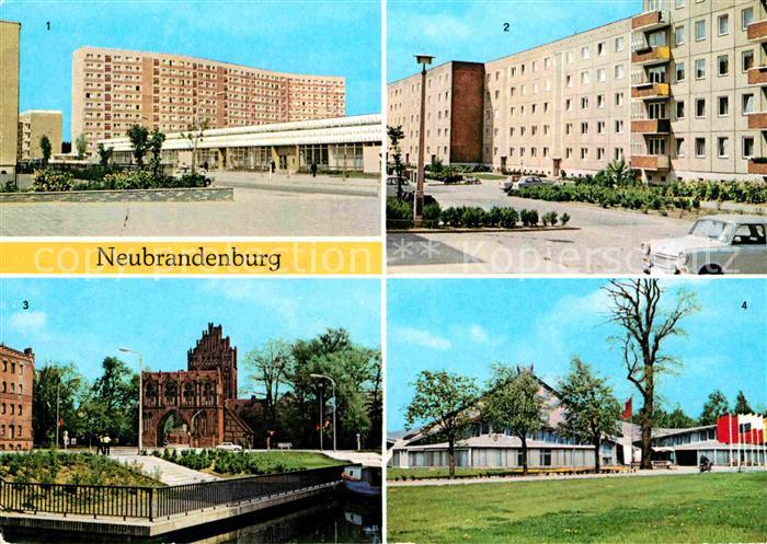Neubrandenburg Juri Gagarin Ring Keplerstr Treptower Tor Stadthalle
