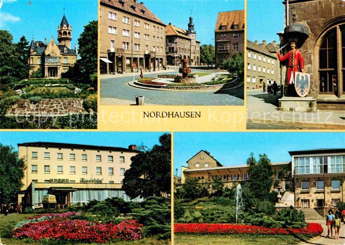 Nordhausen Thueringen Meyenburgmuseum Lutherplatz Roland HO Hotel Handelshof HOG