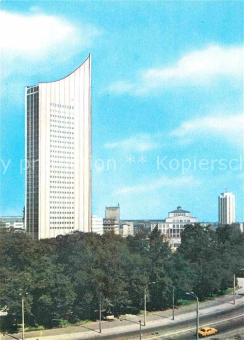 LEIPZIG Sachsen Hochhaus der Karl Marx Universitaet