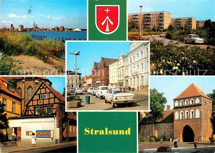 Stralsund Mecklenburg Vorpommern Hafen Leninplatz Friedr Wolf Str Kulturhist Mus