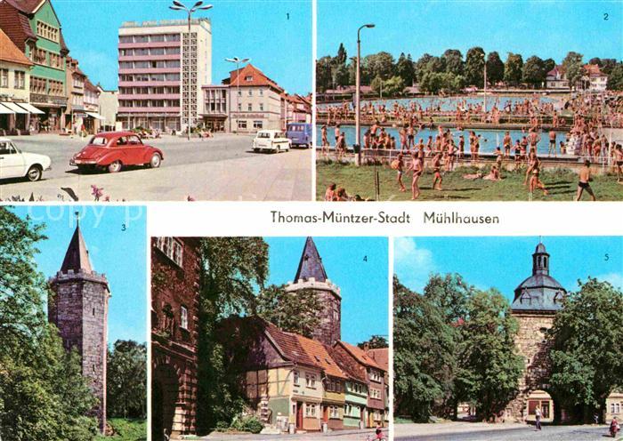 Muehlhausen Vogtland Wilh Pieck Platz Schwanenteichbad Rabenturm Inneres Frauent