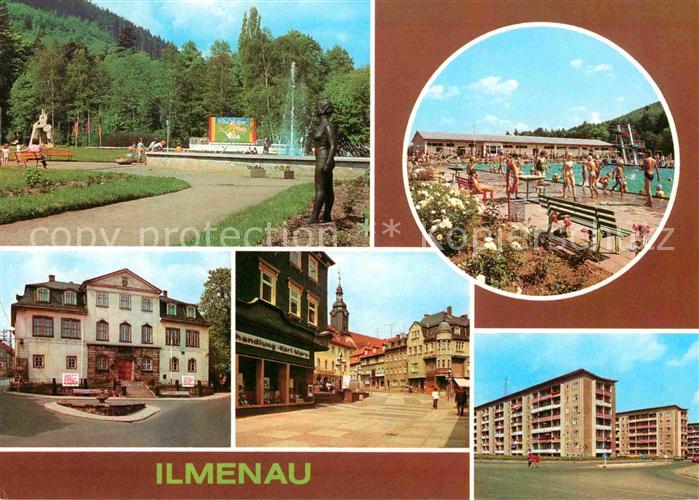 Ilmenau Thueringen Anlage Kreiskulturhaus Schwimmsportstaette Museum Lindenstras