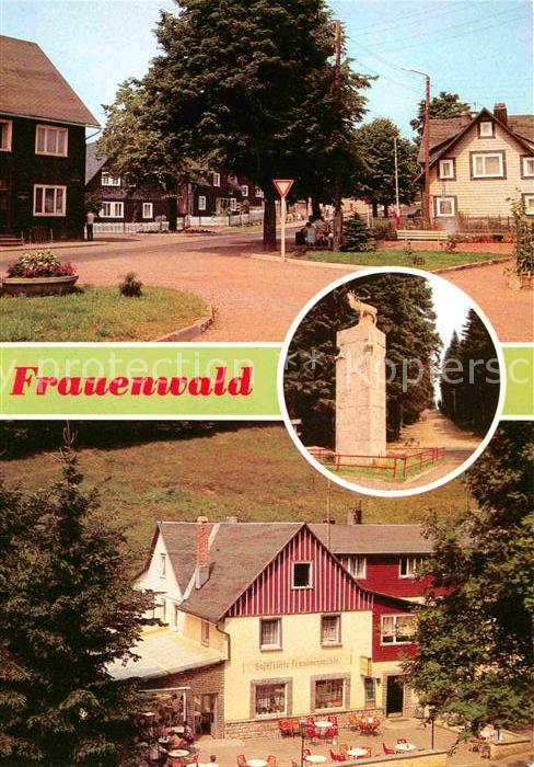 Frauenwald Thueringen PdF Monument Waldgaststaette Fraubachmuehle