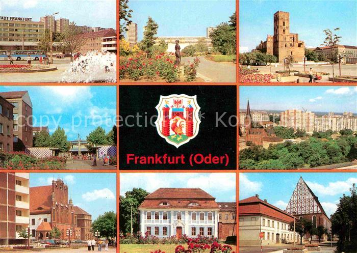 Frankfurt Oder Hotel Stadt Frankfurt Karl Marx Str Rathaus Botanischer Garten Ma