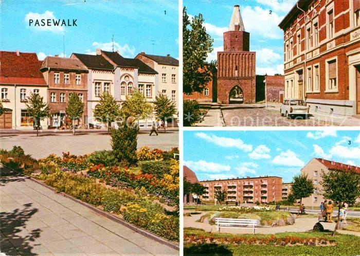 Pasewalk Mecklenburg Vorpommern Thaelmann Platz Muehlental Platz der Aufbauhelfe