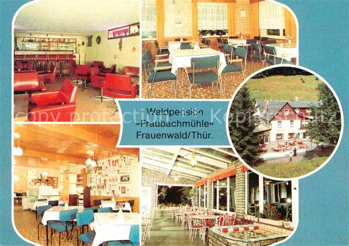 Frauenwald Thueringen Bar Klubraum Gaststaette Glasveranda