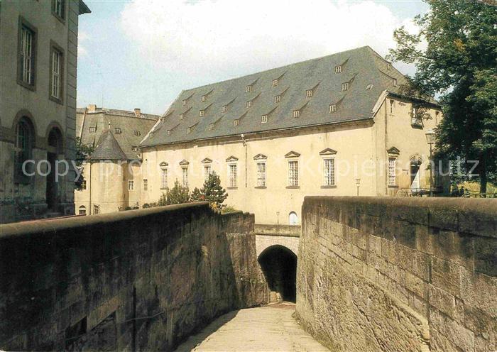 Koenigstein Saechsische Schweiz Festung Koenigstein Heller Aufgang mit neuem Zeu
