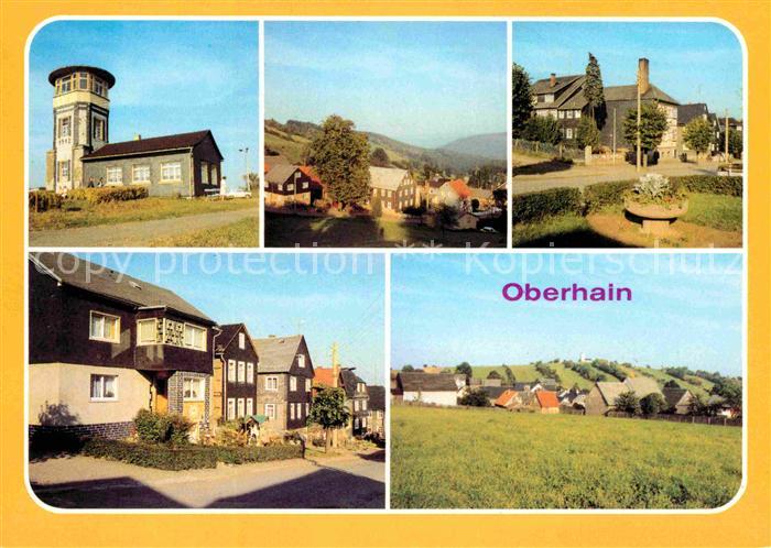 Oberhain Barigauer Turm Mankenbach FDGB Erholungsheim Panorama