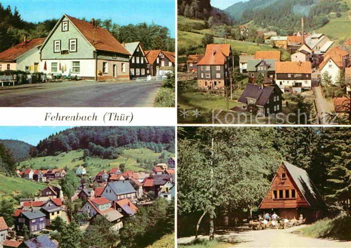 Fehrenbach Thueringer Wald HOG Rasthof Teilansichten Waldbaude Werraquelle
