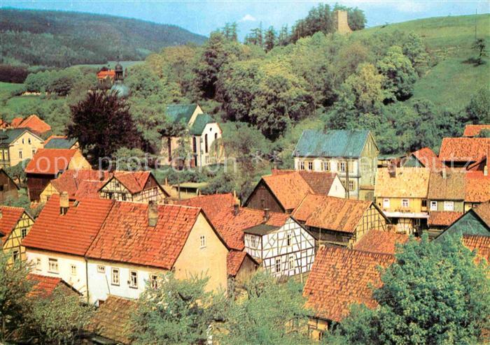 Frankenhain Thueringen Teilansicht