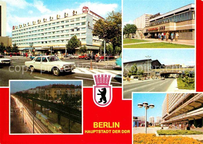 BERLIN  CITY Interhotel Unter den Linden Schoenhauser Allee Jugendklub Greifswal