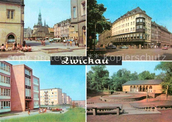 Zwickau Sachsen Markt Ringkaffee Eckersbach Freilichtbuehne