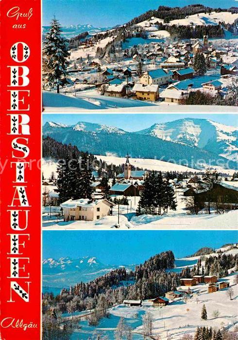 Oberstaufen Oberallgaeu Bayern Teilansichten
