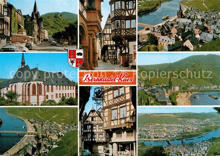 BERNKASTEL-KUES Berncastel Rheinland-Pfalz Burgruine Landshut Fliegeraufnahme Ki