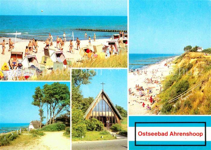 Ahrenshoop Ostseebad Strand Steilkueste Kirche