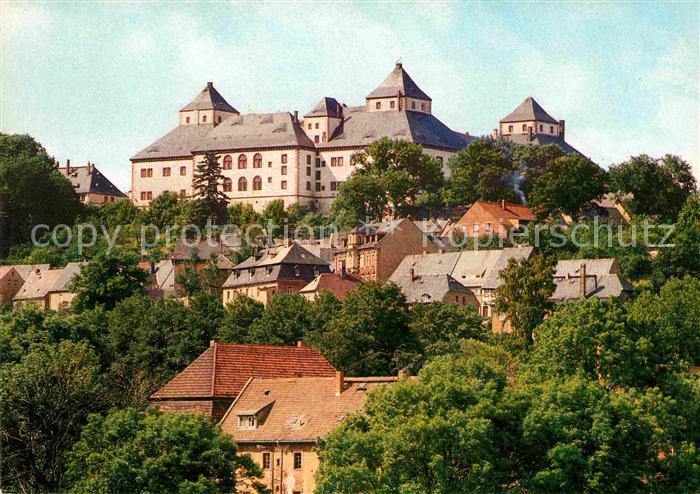 Augustusburg Schloss und Stadtblick