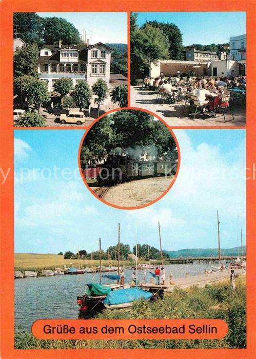 Sellin Ruegen Gaststaette Waldfrieden Freilichtbuehne Schmalspurbahn Rasender Ro