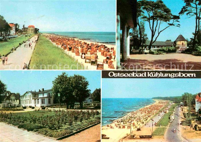 Kuehlungsborn Ostseebad Strand Promenade Park