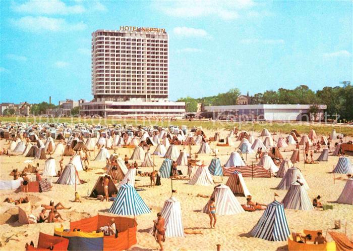 Rostock-Warnemuende Hotel Neptun Strandpartie